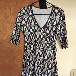 Oblong Box Shop dress, Halloween print, Medium